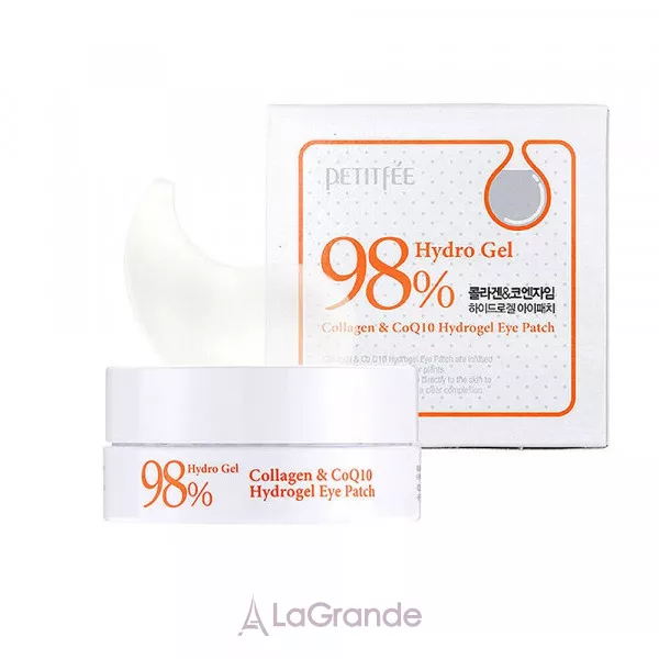 Petitfee & Koelf Collagen & Co Q10 Hydrogel Eye Patch ������������ ����� ��� ���� � ���������� � ��������� Q10