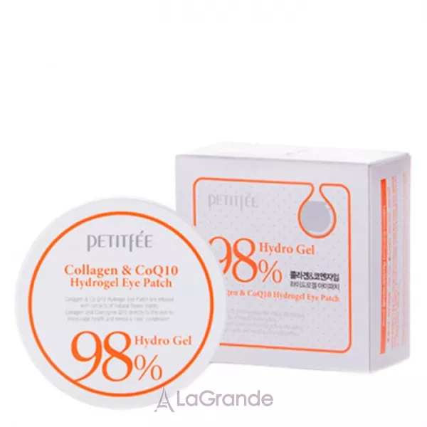 Petitfee & Koelf Collagen & Co Q10 Hydrogel Eye Patch ������������ ����� ��� ���� � ���������� � ��������� Q10
