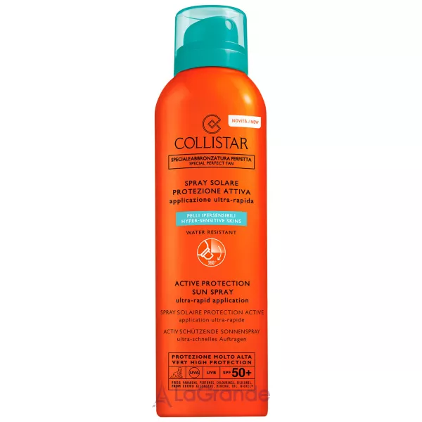 Collistar Special Perfect Tanning Active Protection Sun Spray SPF 50 ������������� ����� ��� ������� �� ���