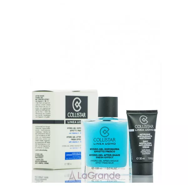 Collistar Linea Uomo Hydra Gel And Daily Revitalizing Cream ���� (�������� ���� ������, 100 �� + ���� ����� �������, 30 ��)