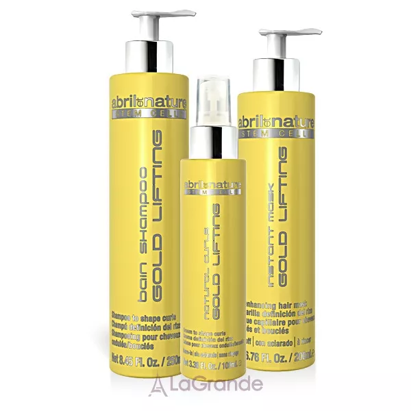 Abril Et Nature Stem Cells Gold Lifting Kit ����� ��� �������� ����� (������� 250 �� + ����� 200 �� + ��������� 100 ��)