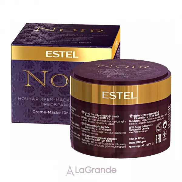 Estel Professional Otium Noir Cream Mask ������ ����-����� ��� ����� ������������