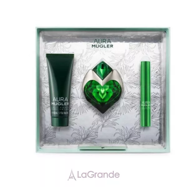 Thierry Mugler Aura ����� (��������������� ���� 30 �� + ������� ����-�������� 3 � + ������ ��� ���� 50 ��)