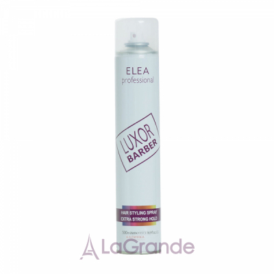 Elea Professional Luxor Barber Hair Styling Spray Extra Strong Hold     