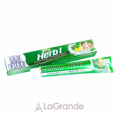 Dabur Herbl Mint & Lemon Natural Toothpaste   