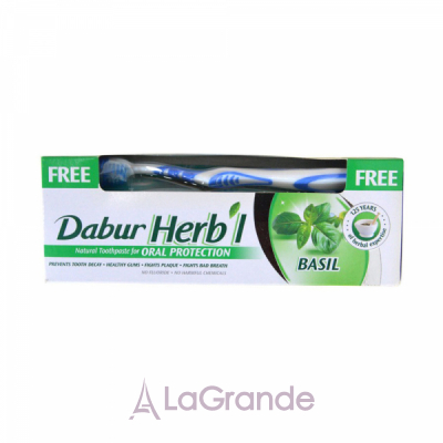 Dabur Herbl Basil Natural Toothpaste   