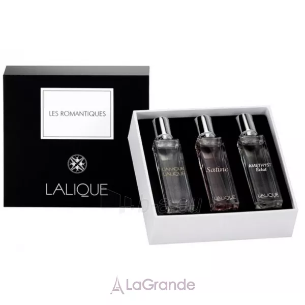 Lalique Les Romatiques Mini Set ����� (��������������� ���� Amethyst Eclat 15 �� + L'Amour 15 �� + Satine 15 ��)