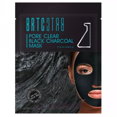 BRTC Pore Clear Black Charcoal Mask         