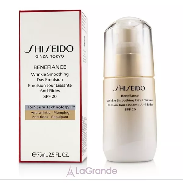 Shiseido Benefiance Wrinkle Smoothing Day Emulsion SPF 20 ������� ����� ������� ����� ������� ����