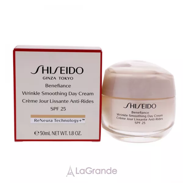 Shiseido Benefiance Wrinkle Smoothing Day Cream SPF25 ������ ����, �� ��������� �������