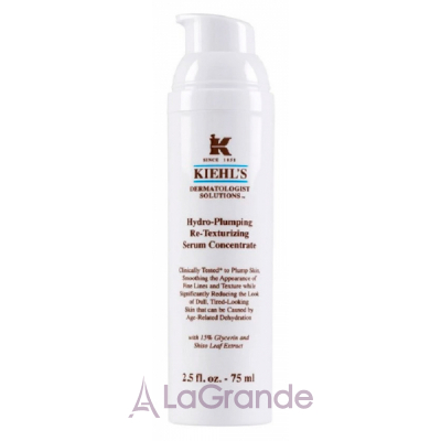 Kiehl's Dermatologist Solutions Hydro-Plumping Re-Texturizing Serum Concentrate -  