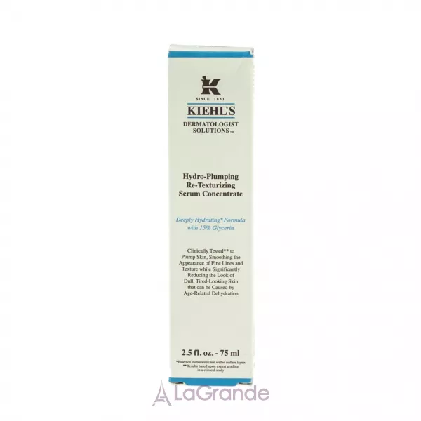 Kiehl's Dermatologist Solutions Hydro-Plumping Re-Texturizing Serum Concentrate ���������-���������� ��� ����