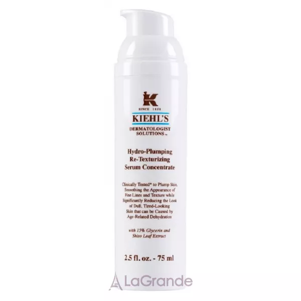 Kiehl's Dermatologist Solutions Hydro-Plumping Re-Texturizing Serum Concentrate ���������-���������� ��� ����