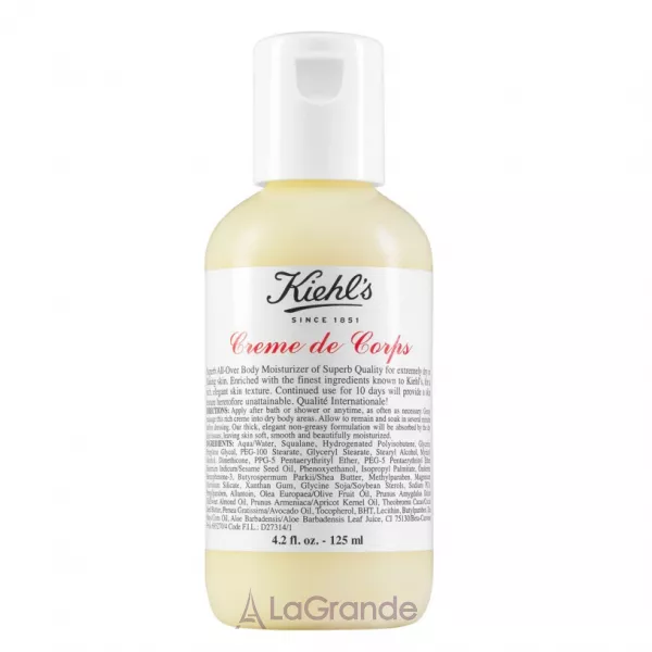 Kiehl's Creme de Corps A Rich Hydrating Body Moisturizer ����������� ���� ��� ����