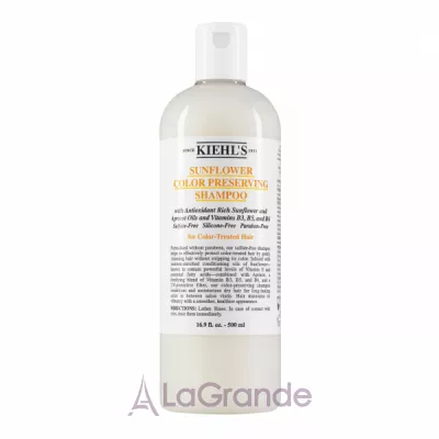 Kiehl's Sunflower Color Preserving Shampoo for Color-Treated Hair      