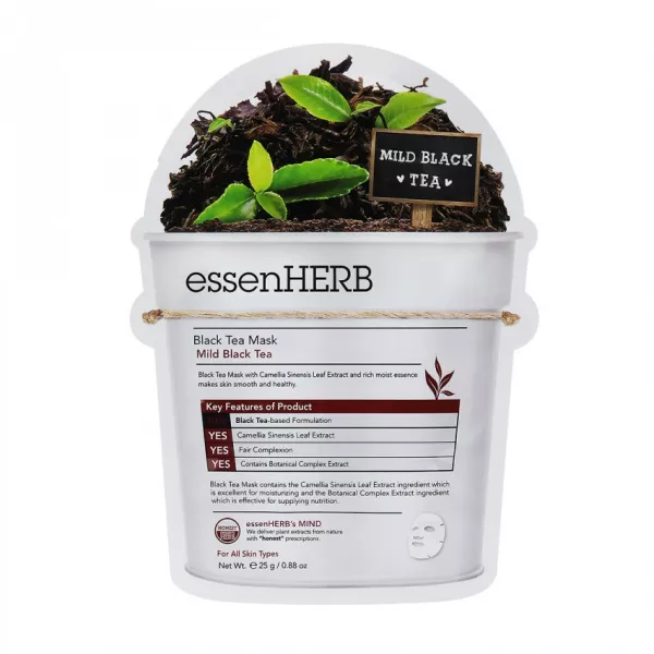 EssenHerb Black Tea Mask ����������� �������� ����� � ���������� ������� ���