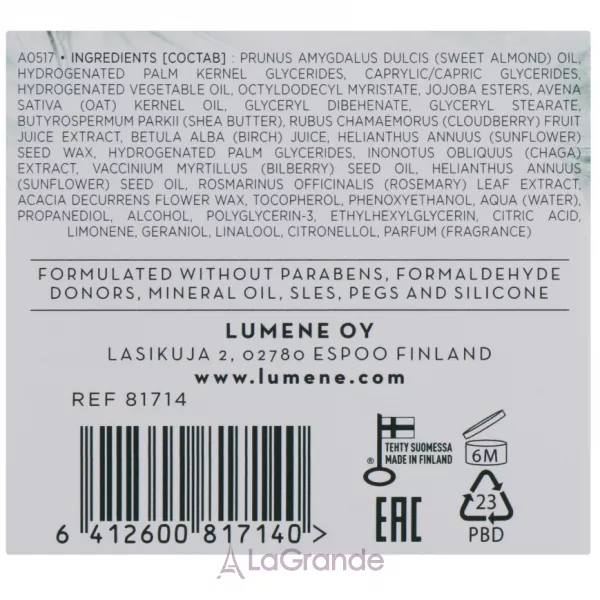 Lumene Harmonia Nutri-Recharging Skin Saviour Balm ³���������� �������