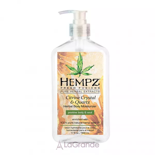 Hempz Fusions Citrine Crystal & Quartz Herbal Body Moisturizer ������� ��� ��� � ����������� �������
