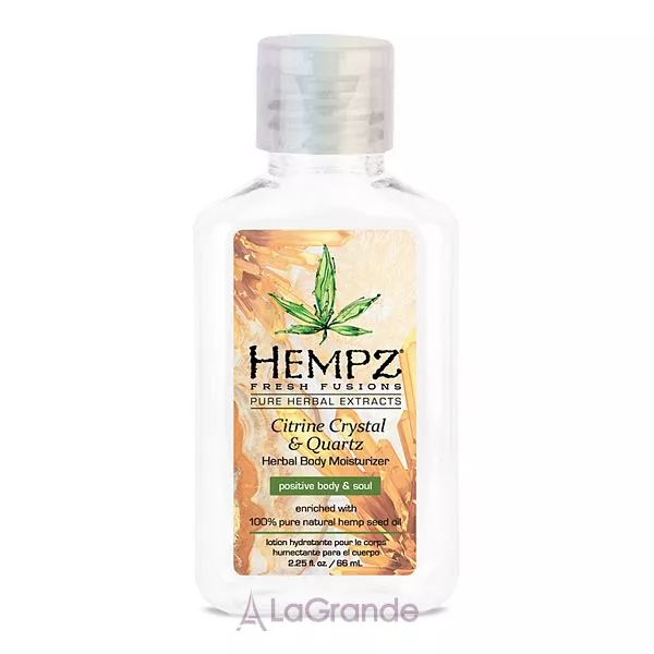 Hempz Fusions Citrine Crystal & Quartz Herbal Body Moisturizer ������� ��� ��� � ����������� �������