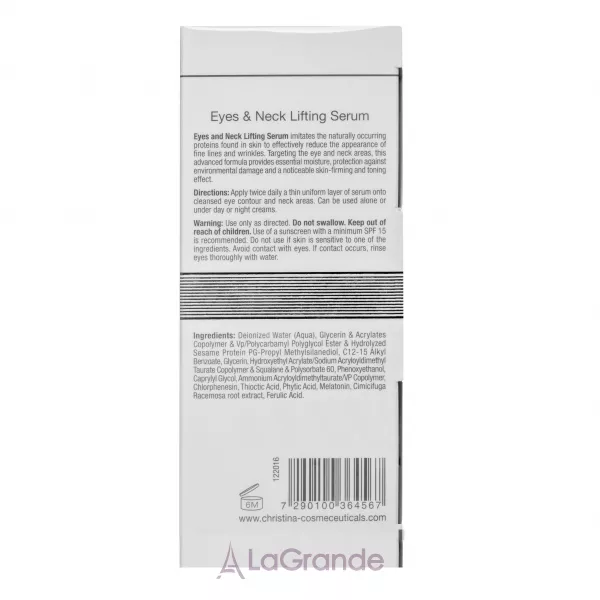 Christina Wish Eyes & Neck Lifting Serum ��������� ��� ���� � ���