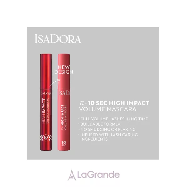 IsaDora 10 Sec High Impact Volume Mascara ���� ��� ������ ����� �� 10 ���