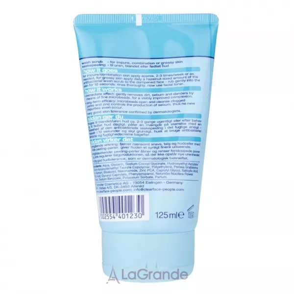 Manhattan Clearface Creamy Wash-Scrub ��������� ����-����� ��� ������ � ��������� ���� ����
