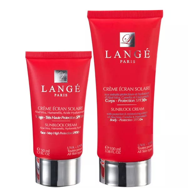 Lange Paris Sun Block Cream Face SPF 30+ ������������� ���� ��� ������� SPF-30+