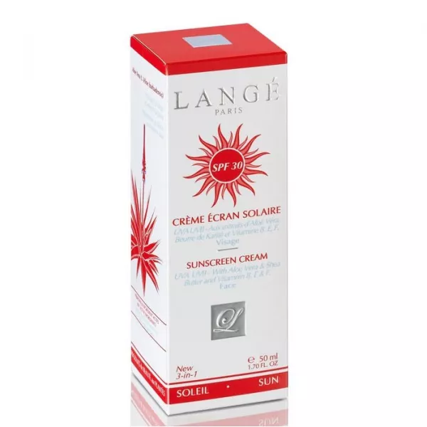 Lange Paris Sun Block Cream Face SPF 30+ ������������� ���� ��� ������� SPF-30+
