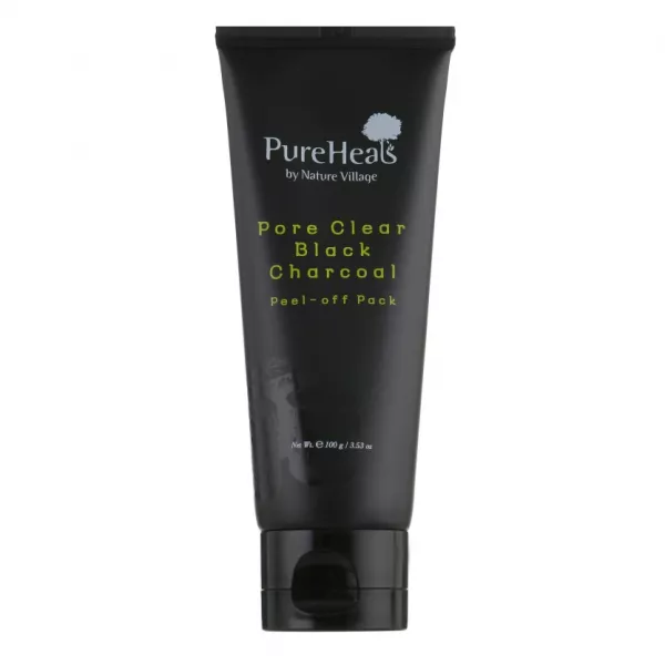 PureHeal's Pore Clear Black Charcoal Peel-off Pack �����-������ � ������ ����� ��� �������� ��� �� �����������