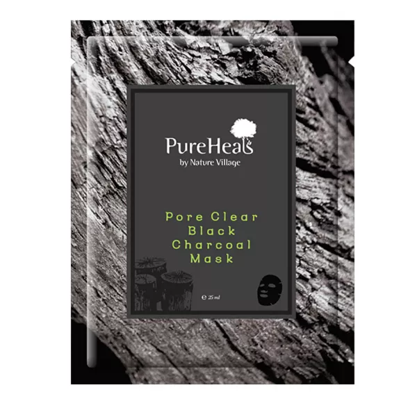 PureHeal's Pore Clear Black Charcoal Mask �������� ����� � ������ ����� ��� �������� ��� �� �����������
