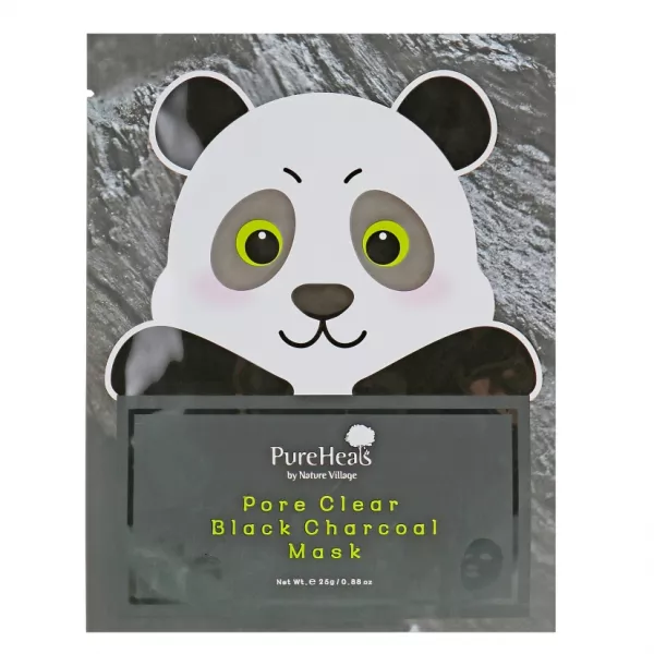 PureHeal's Pore Clear Black Charcoal Mask �������� ����� � ������ ����� ��� �������� ��� �� �����������