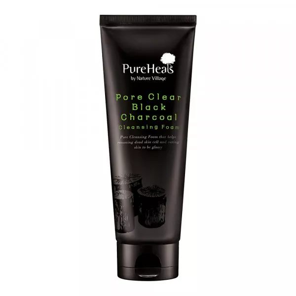 PureHeal's Pore Clear Black Charcoal Cleansing Foam ����� � ������ ����� ��� �������� ��� �� �����������