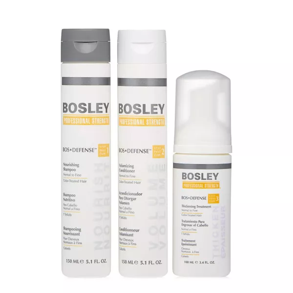 Bosley BosDefense Starter Pack for Fine to Normal Color-Treated Hair ������� ��� ���������� ���������� �����