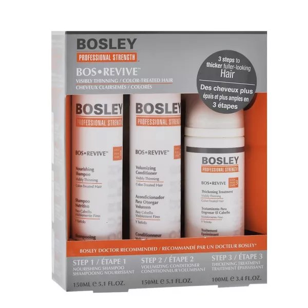 Bosley BosRevive Starter Pack for Visibly Thinning Color-Treated Hair ������� ��� ����������� ���������� �����
