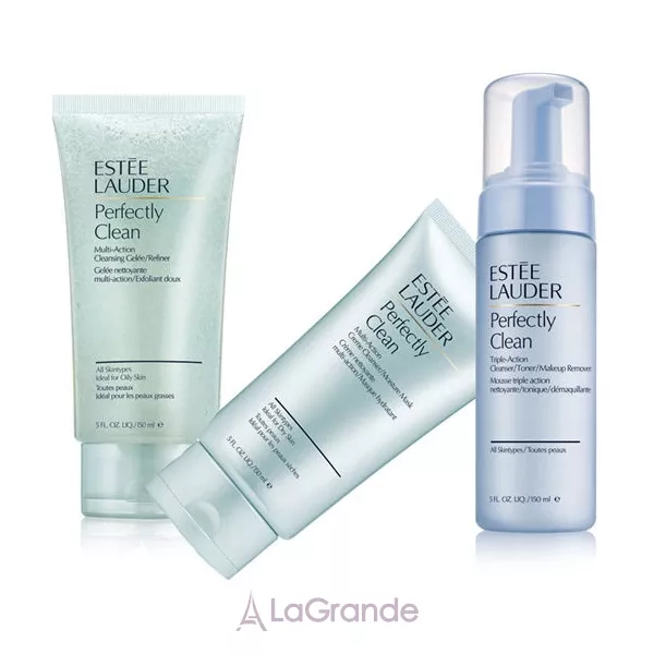 Estee Lauder Perfectly Clean Triple-Action Cleanser/Toner/Makeup Remover ������������� ���� ��� ��������