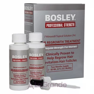 Bosley Professional Strength Hair Regrowth Treatment Regular Strength for Women 2% ϳ    