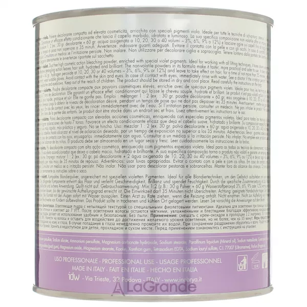 Inebrya Bleaching Powder Violet ����������� ���������� �������, ����������
