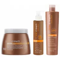 Inebrya Ice Cream Curly Plus Curl Kit ���� ��� ���������� ������� (������� 300 �� + ����� 500 �� + ������� 200 ��)