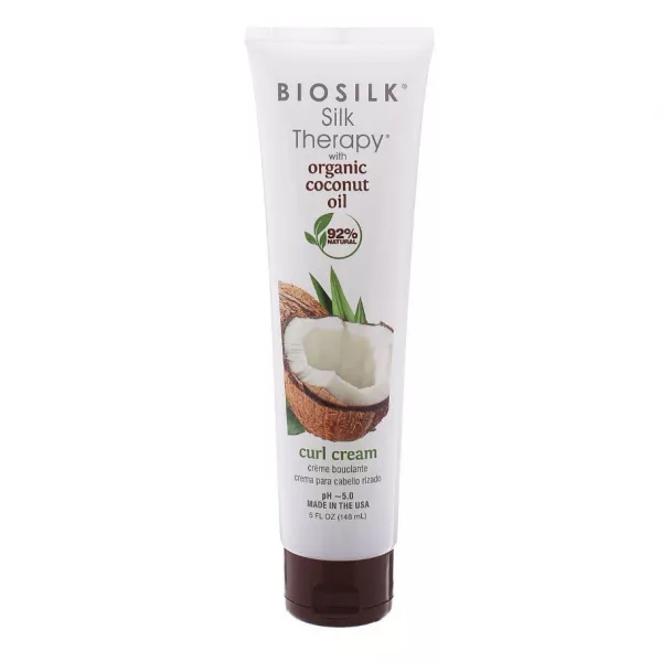 BioSilk Silk Therapy Organic Coconut Oil Curl Cream ���� ��� ��������� �������