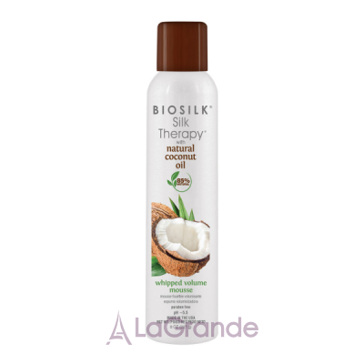 Biosilk Silk Therapy With Coconut Oil Whipped Volume Mousse    