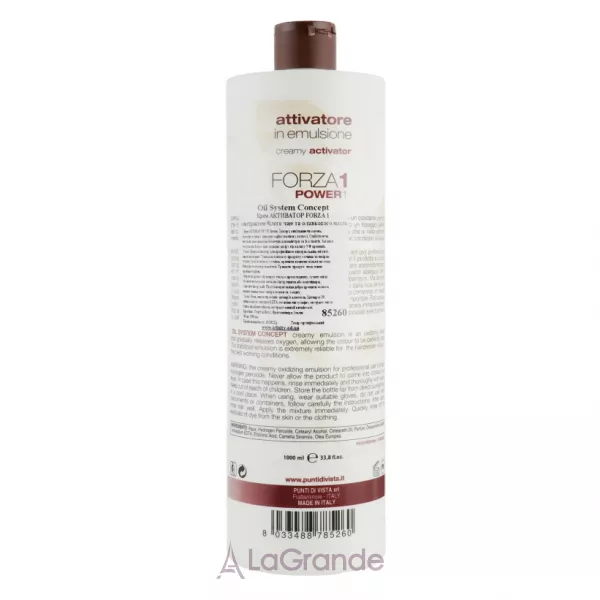 Punti di Vista Oil System Concept Forza 1 Creamy Activator 10 Vol ����-��������� 3%