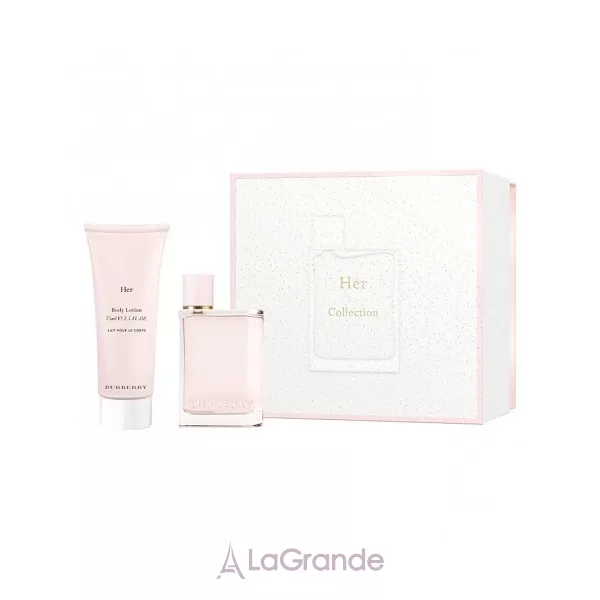 Burberry Her Eau de Parfum ����� ( ��������������� ���� 50 �� + ������ ��� ���� 75 �� )