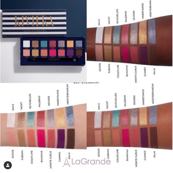 Anastasia Beverly Hills Riviera Eyeshadow Palette ������� ���� ��� ����