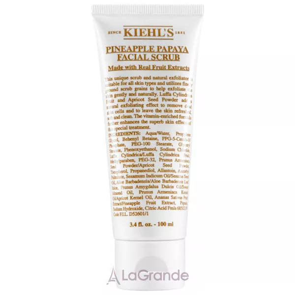 Kiehl's Pineapple Papaya Facial Scrub ����� ��� ���� ������� � �������