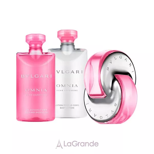 Bvlgari Omnia Pink Sapphire ����� ( ��������� ���� 65 �� + ������ ��� ���� 75 �� + ���� ��� ���� 75 �� + ���������� )