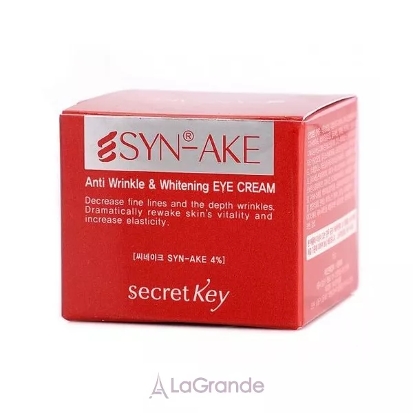 Secret Key Syn-Ake Anti Wrinkle & Whitening Eye Cream ���� ��� ���� � �쳿��� �������