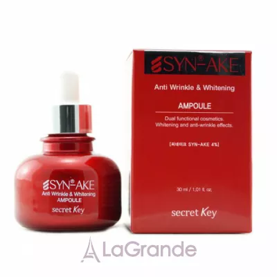 Secret Key Syn-Ake Anti Wrinkle and Whitening Ampoule     