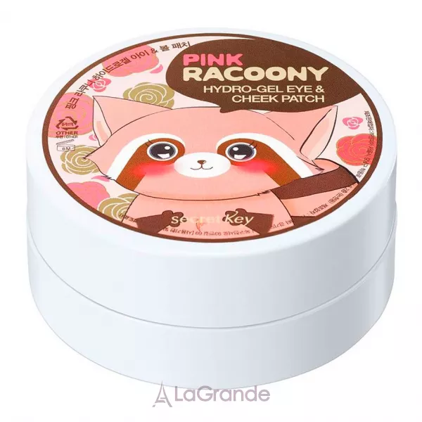 Secret Key Pink Racoony Hydro-gel Eye & Cheek Patch ������������ ����� ��� ���� � ���