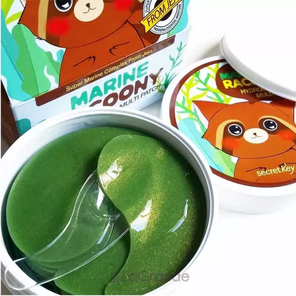 Secret Key Marine Racoony Hydrogel Eye & Multi Patch ������������ ����� ��� ���� ��������������������