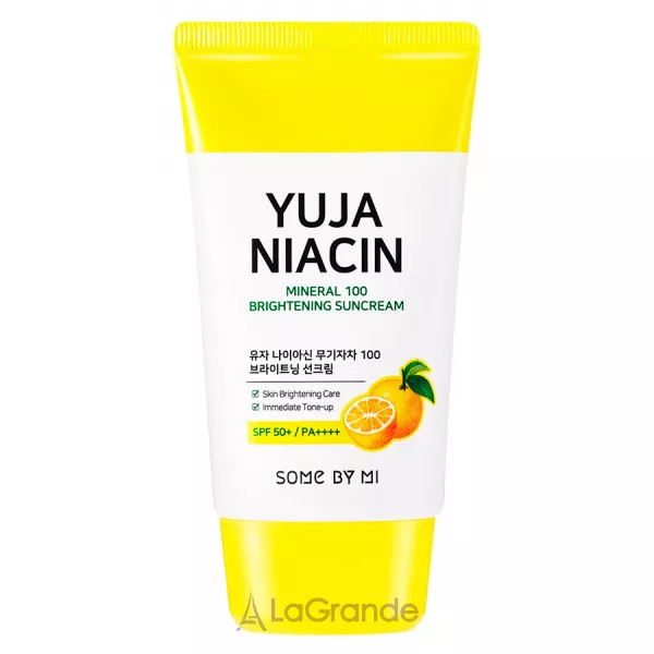 Some By Mi Yuja Niacin Mineral 100 Brightening Suncream SPF50+ Pa+ ����������� �������������� ����